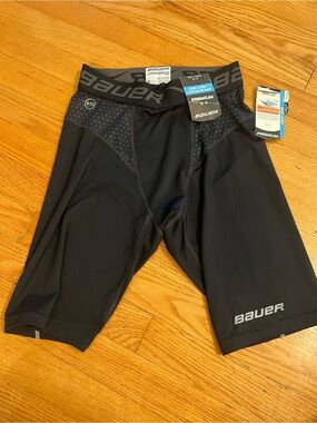 Bauer Black Compression base layer Hockey Shorts